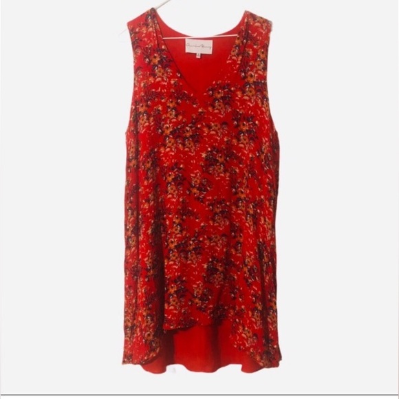 Charles Henry Sleeveless Floral Dress - Picture 1 of 10